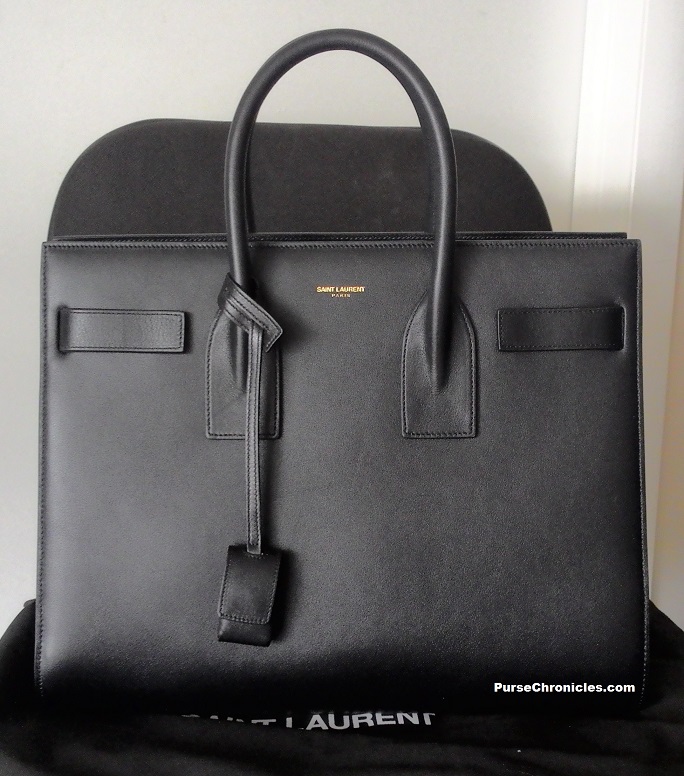 Saint Laurent CLASSIC SAC DE JOUR NANO IN GRAINED AND SMOOTH LEATHER